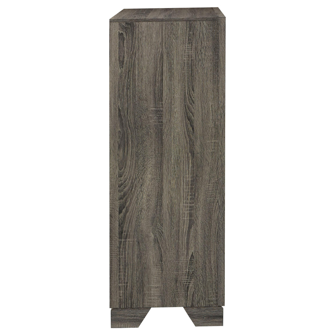 Coaster Furniture 224731KE-S5 Lucia 5-piece Eastern King Bedroom Set Beige and White