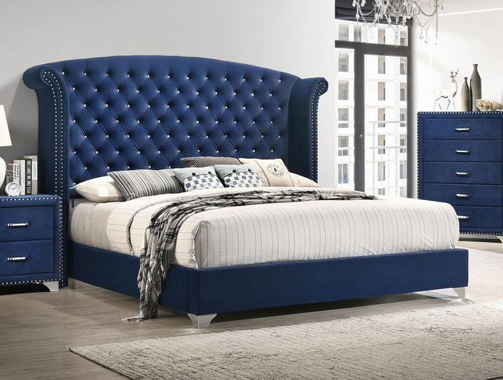 coaster-furniture-223371ke-melody-upholstered-eastern-king-wingback-bed-pacific-blue