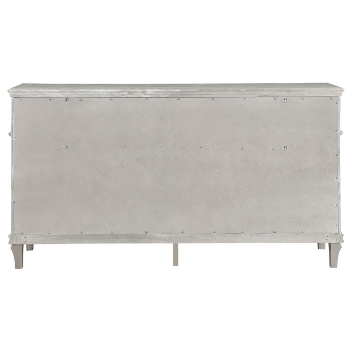 Coaster Furniture 224731KE-S5 Lucia 5-piece Eastern King Bedroom Set Beige and White