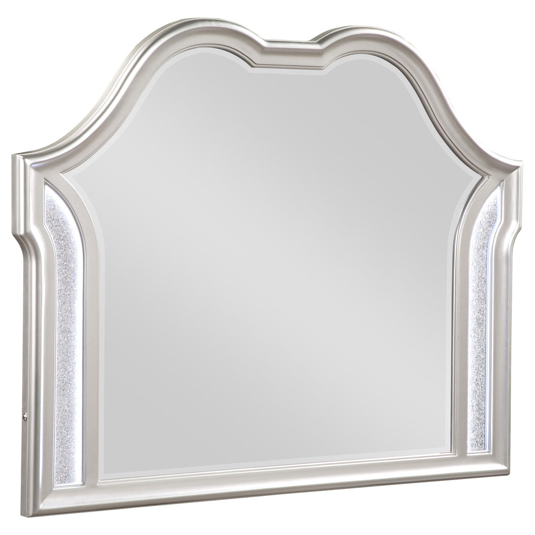 Coaster Furniture 223394 Evangeline Dresser Mirror Silver Oak
