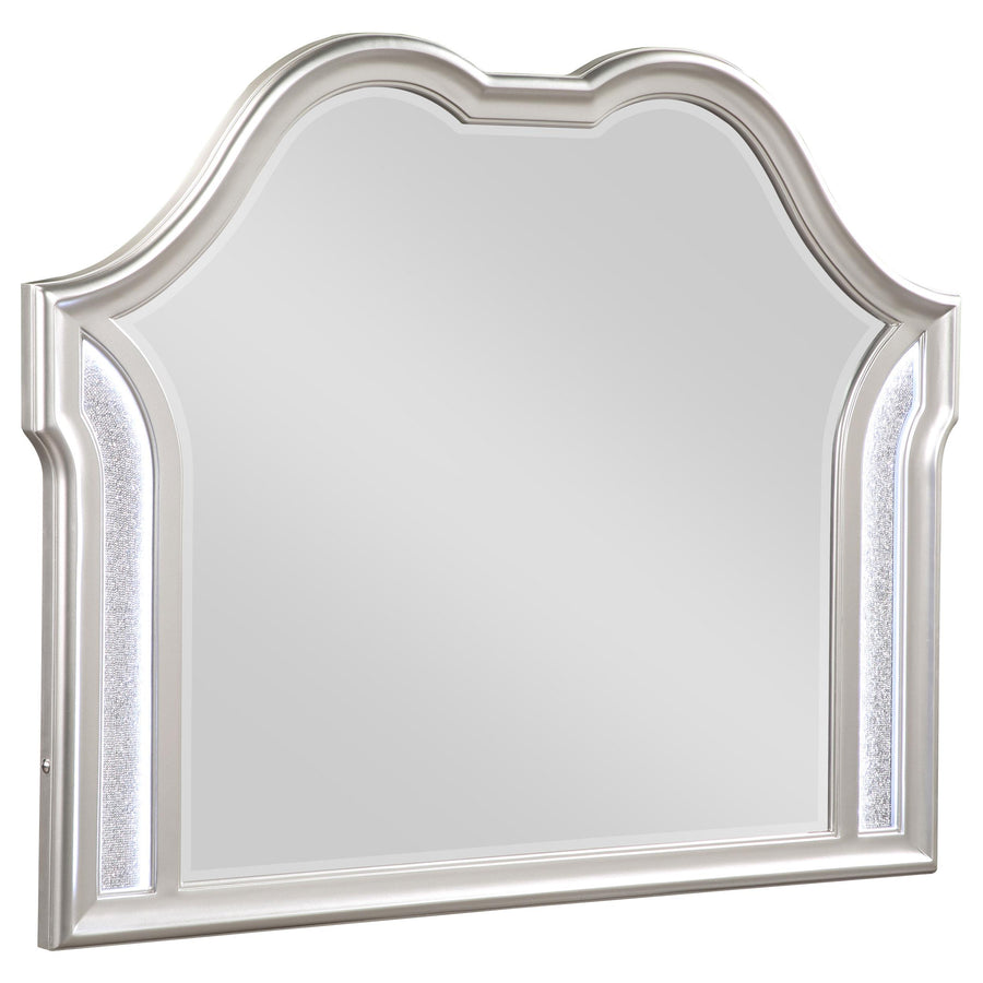 Coaster Furniture 223394 Evangeline Dresser Mirror Silver Oak