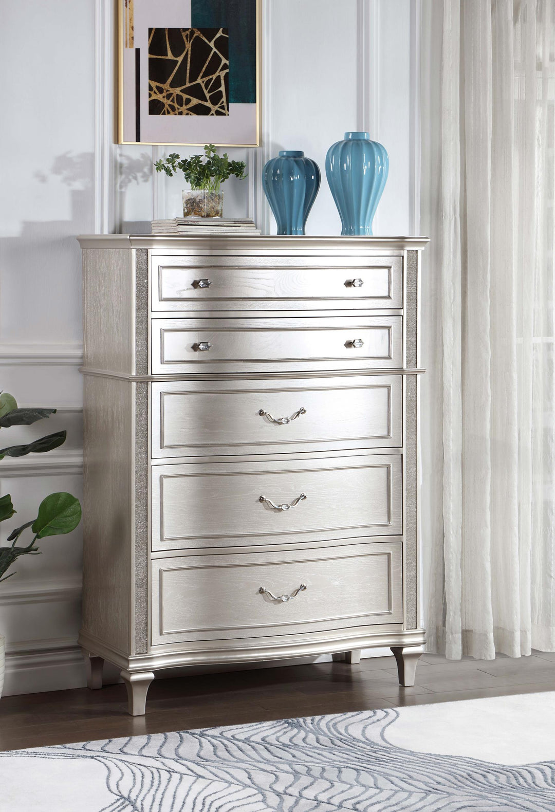 coaster-furniture-223395-evangeline-6-drawer-bedroom-chest-silver-oak
