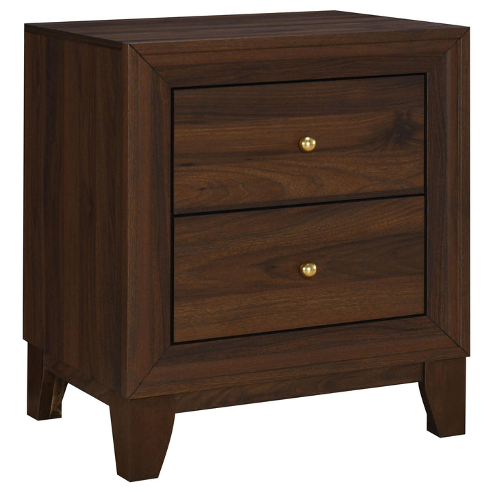 Coaster Furniture 223442 Welsley 2-drawer Nightstand Bedside Table Walnut
