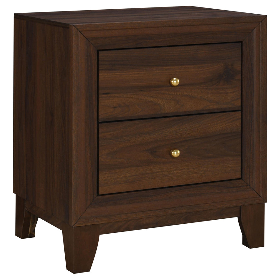Coaster Furniture 223442 Welsley 2-drawer Nightstand Bedside Table Walnut
