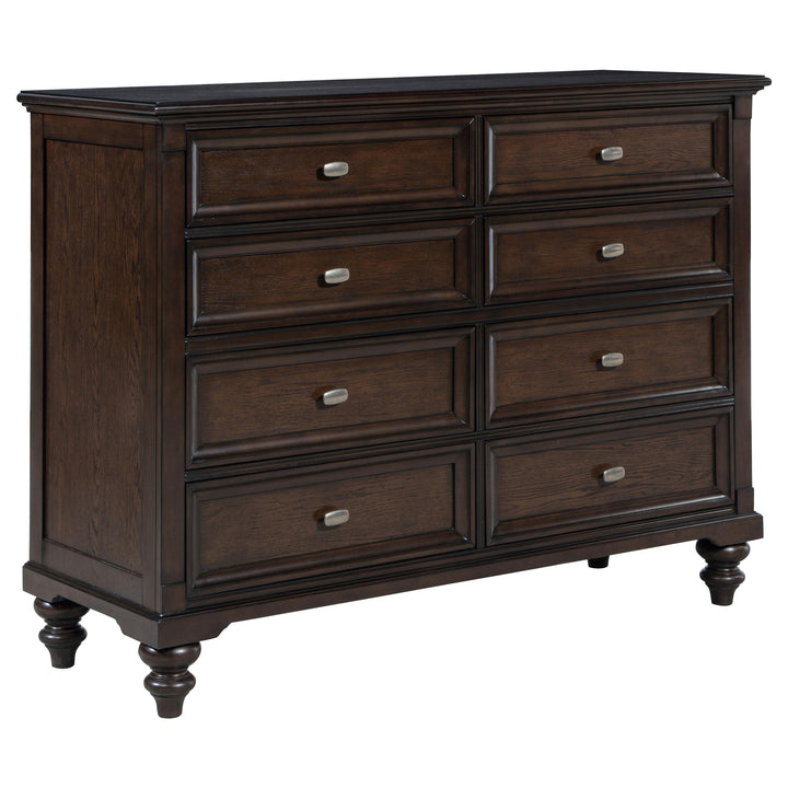Coaster Furniture 223633 Andover 8-drawer Dresser Cabinet Dark Oak