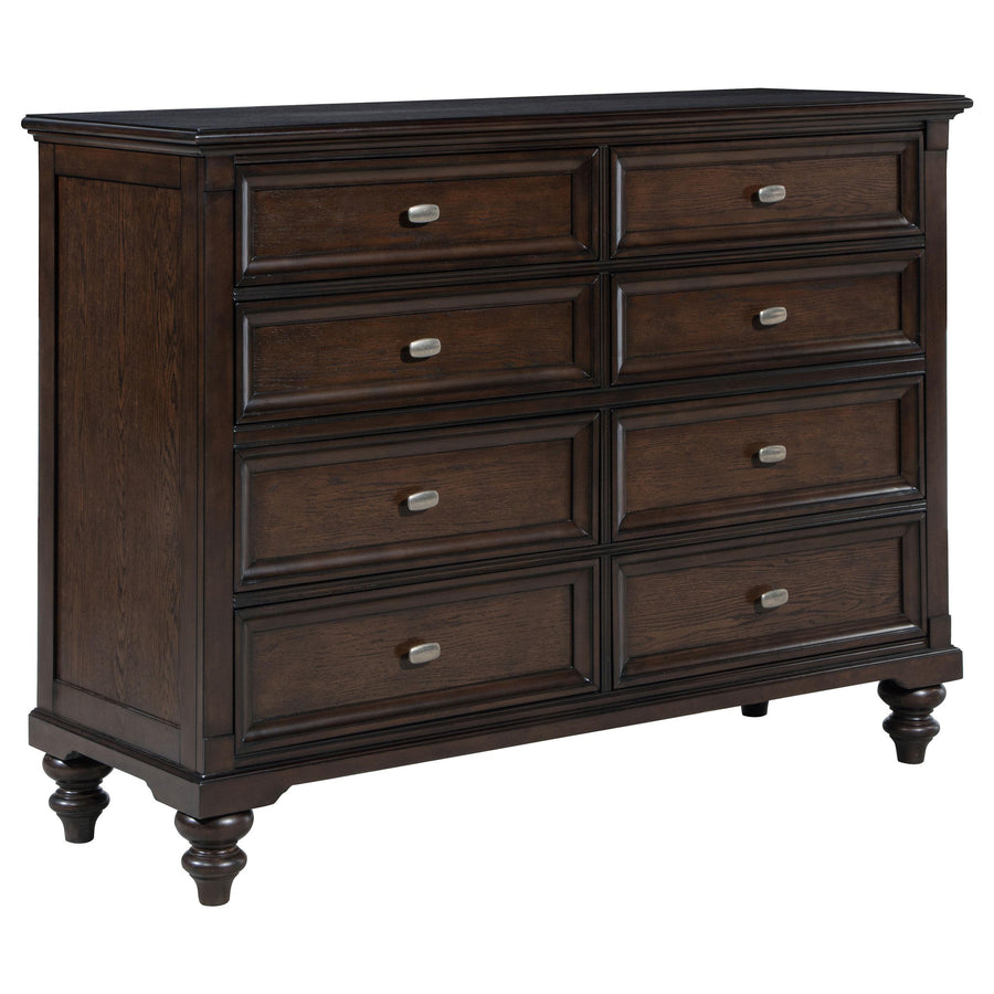 Coaster Furniture 223633 Andover 8-drawer Dresser Cabinet Dark Oak