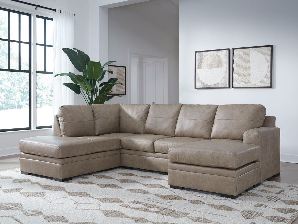 Amuleto 2-Piece Sectional with Chaise - Desert (2)