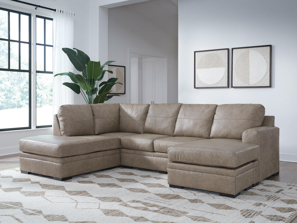 Amuleto 2-Piece Sectional with Chaise - Desert (2)