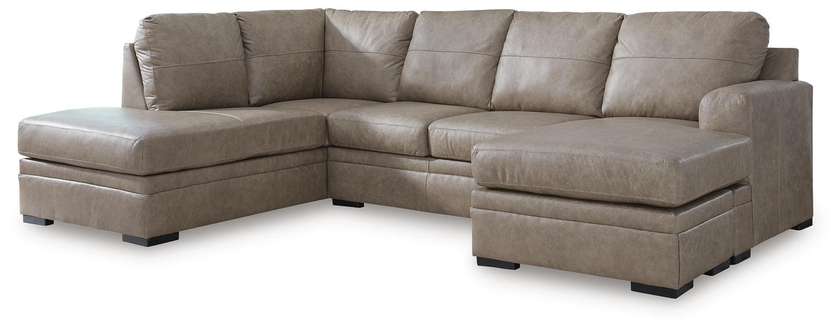 Amuleto 2-Piece Sectional with Chaise - Desert (1)
