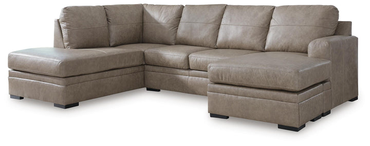 Amuleto 2-Piece Sectional with Chaise - Desert (1)