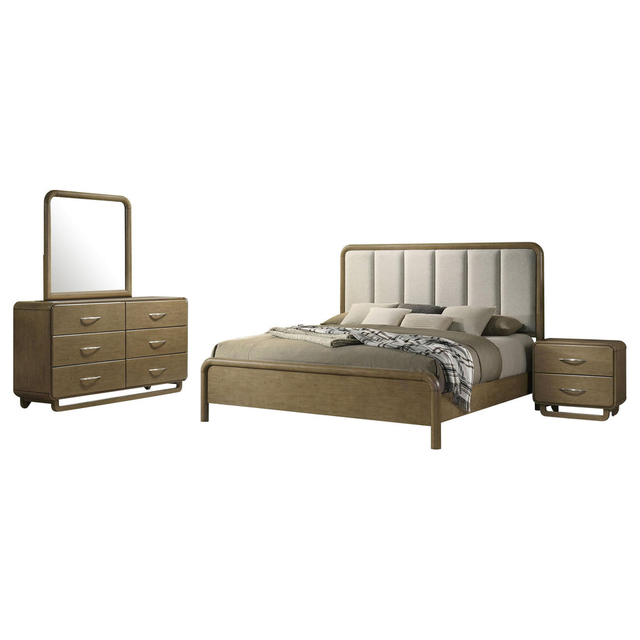 Coaster Furniture 224271Q-S4 Amsbury 4-Piece Bedroom Set Nutmeg