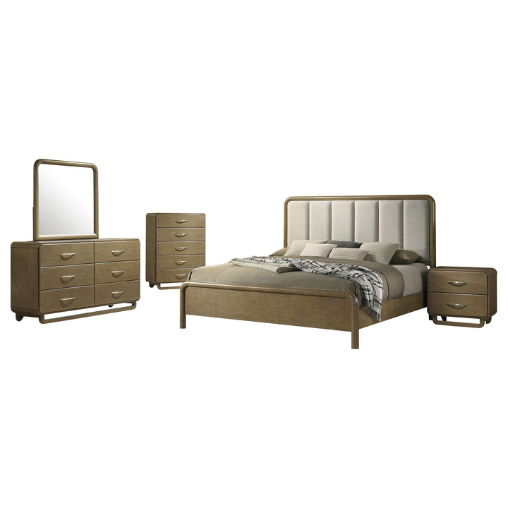 Coaster Furniture 224271Q-S5 Amsbury 5-Piece Bedroom Set Nutmeg