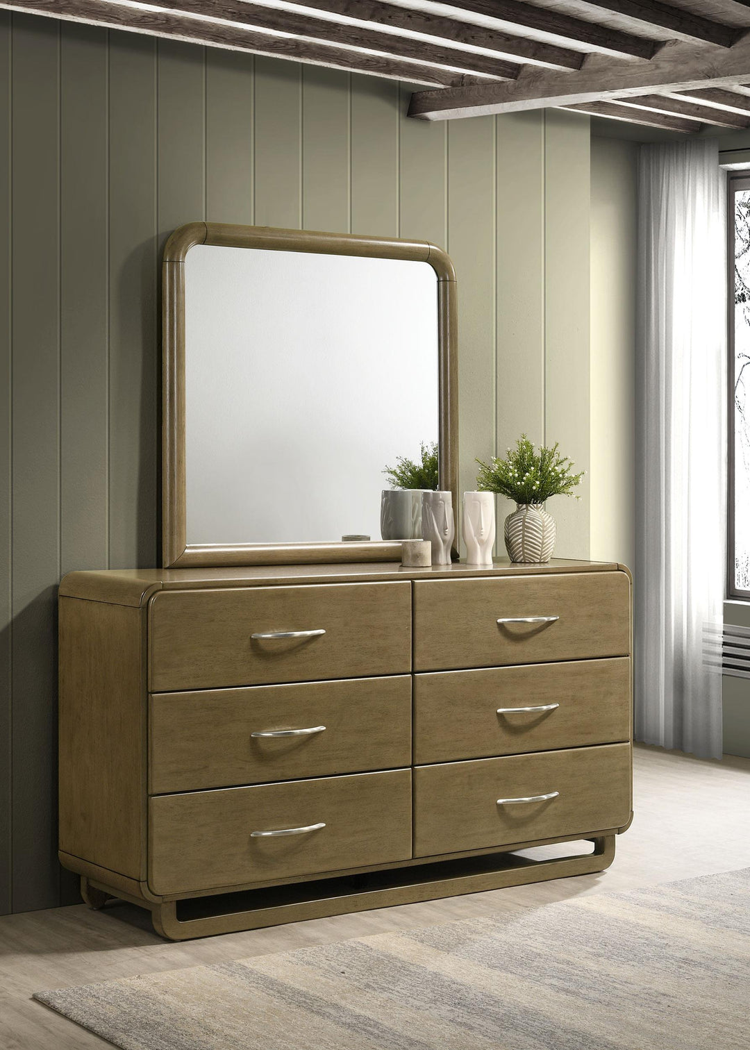coaster-furniture-224273m-amsbury-6-drawer-dresser-and-mirror-nutmeg