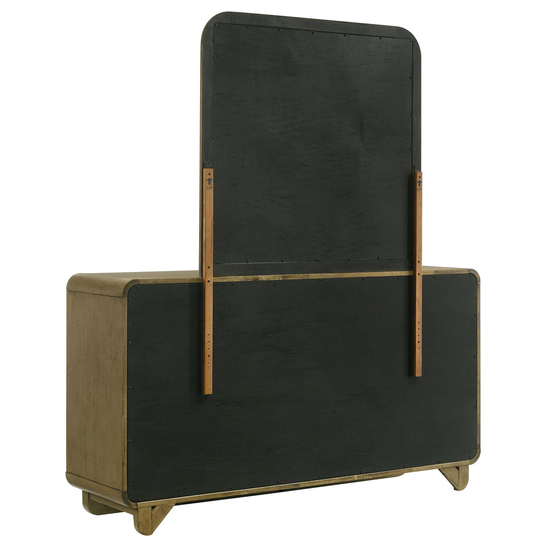 Coaster Furniture 224731KE-S5 Lucia 5-piece Eastern King Bedroom Set Beige and White