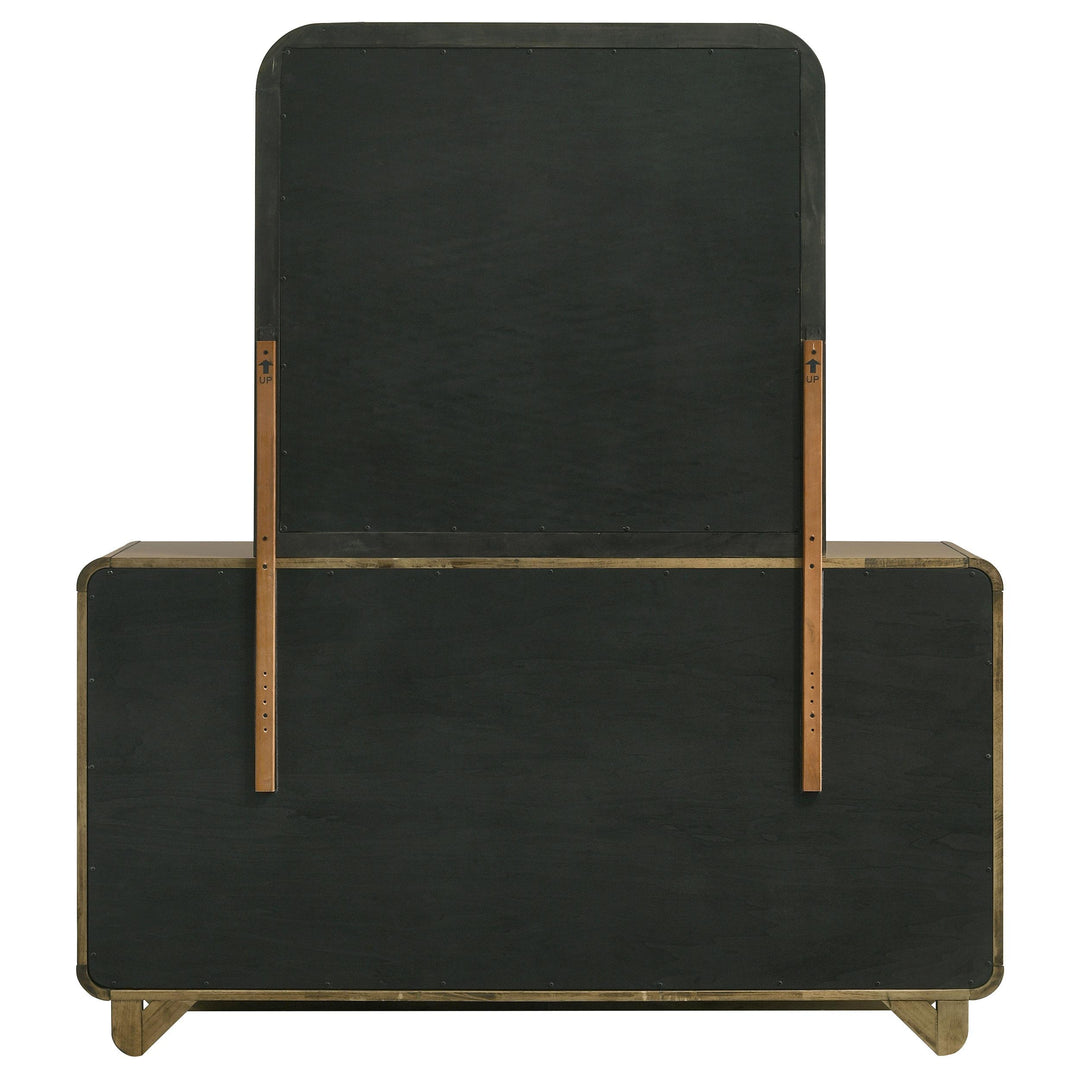 Coaster Furniture 224731KE-S5 Lucia 5-piece Eastern King Bedroom Set Beige and White