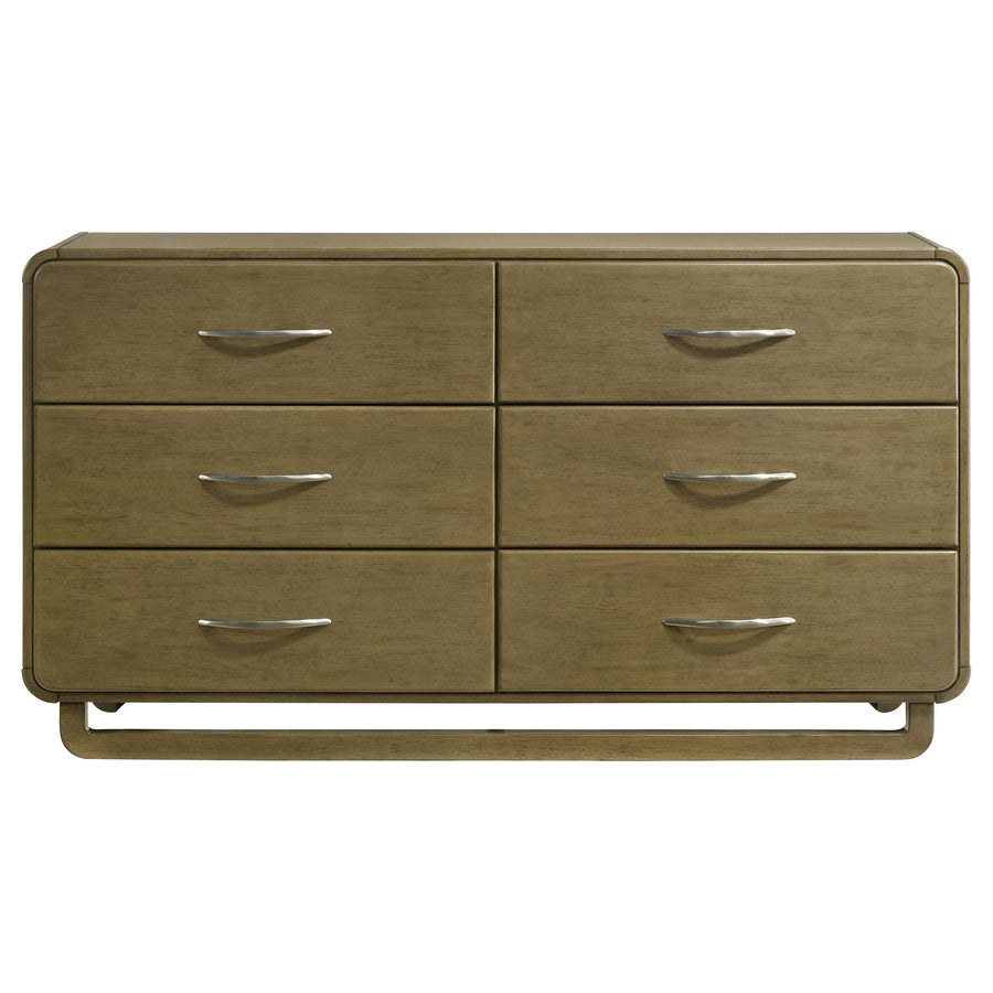 Coaster Furniture 224273 Amsbury 6-drawer Dresser Cabinet Nutmeg