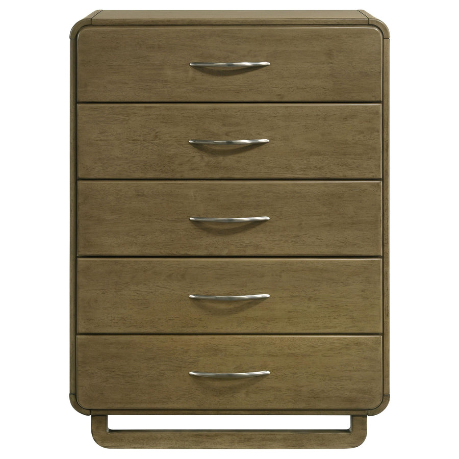 Coaster Furniture 224275 Amsbury 5-drawer Chest of Drawers Nutmeg
