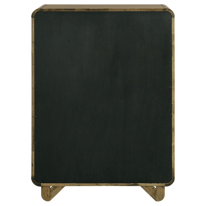 Coaster Furniture 224731KE-S5 Lucia 5-piece Eastern King Bedroom Set Beige and White