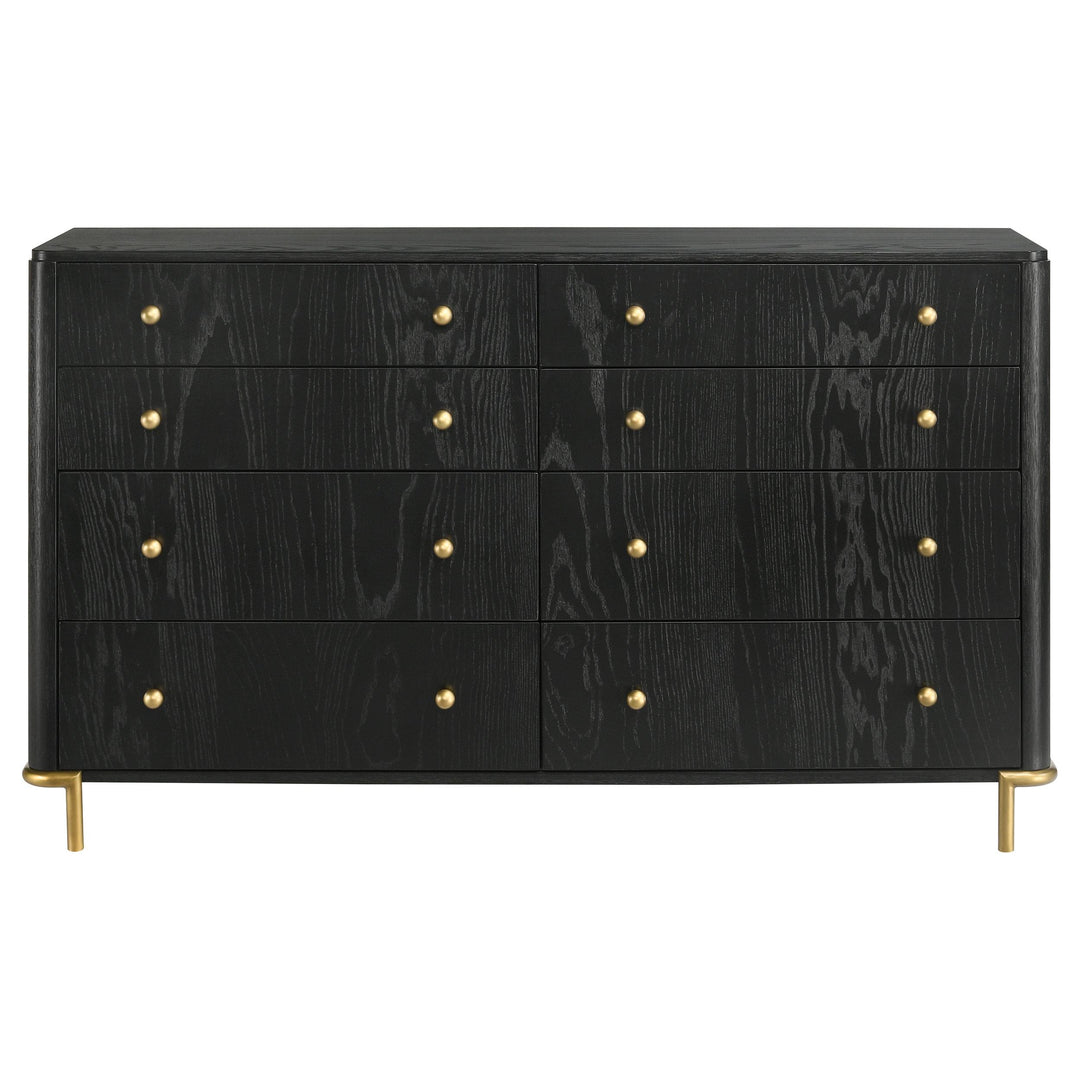 Coaster Furniture 224333 Arini 8-drawer Dresser Black