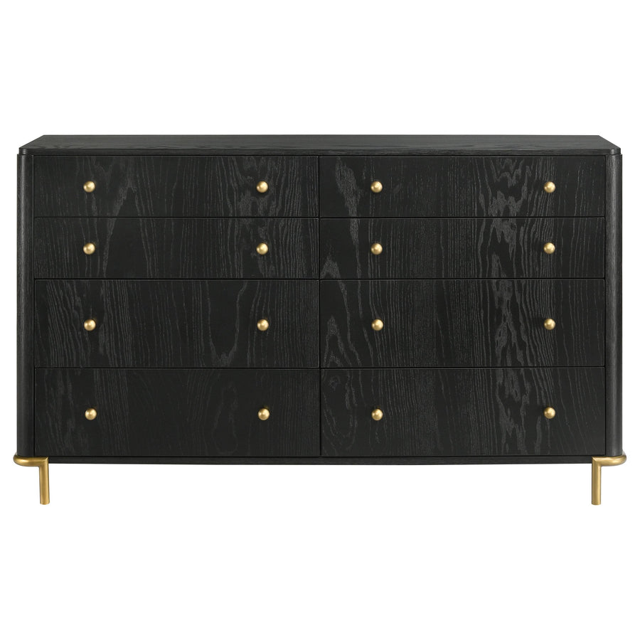 Coaster Furniture 224333 Arini 8-drawer Dresser Black
