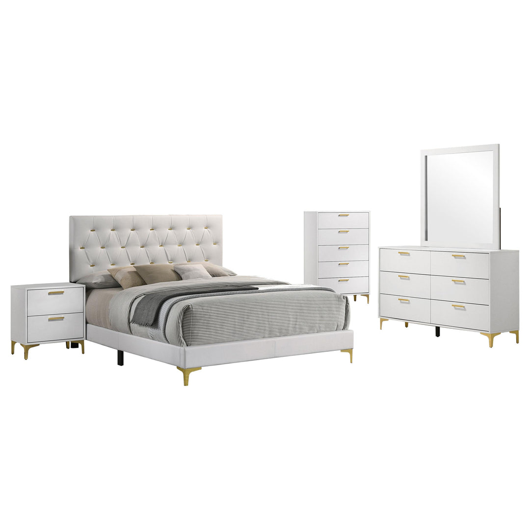 Coaster Furniture 224401Q-S5 Kendall 5-Piece Bedroom Set White