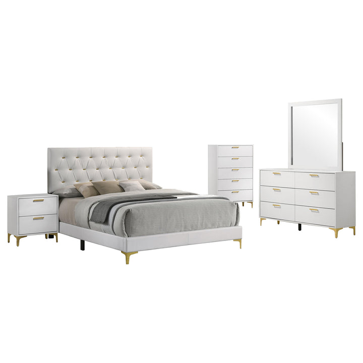 Coaster Furniture 224401Q-S5 Kendall 5-Piece Bedroom Set White