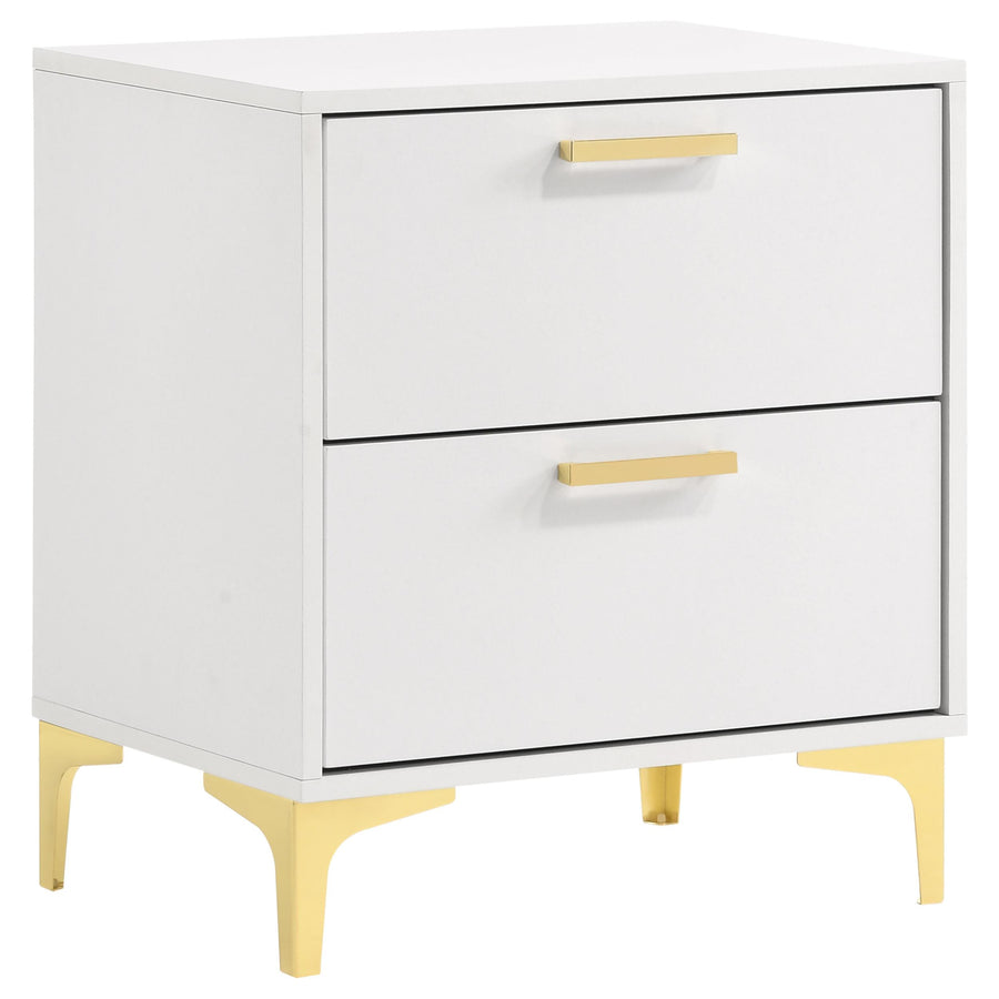 Coaster Furniture 224402 Kendall 2-drawer Nightstand White
