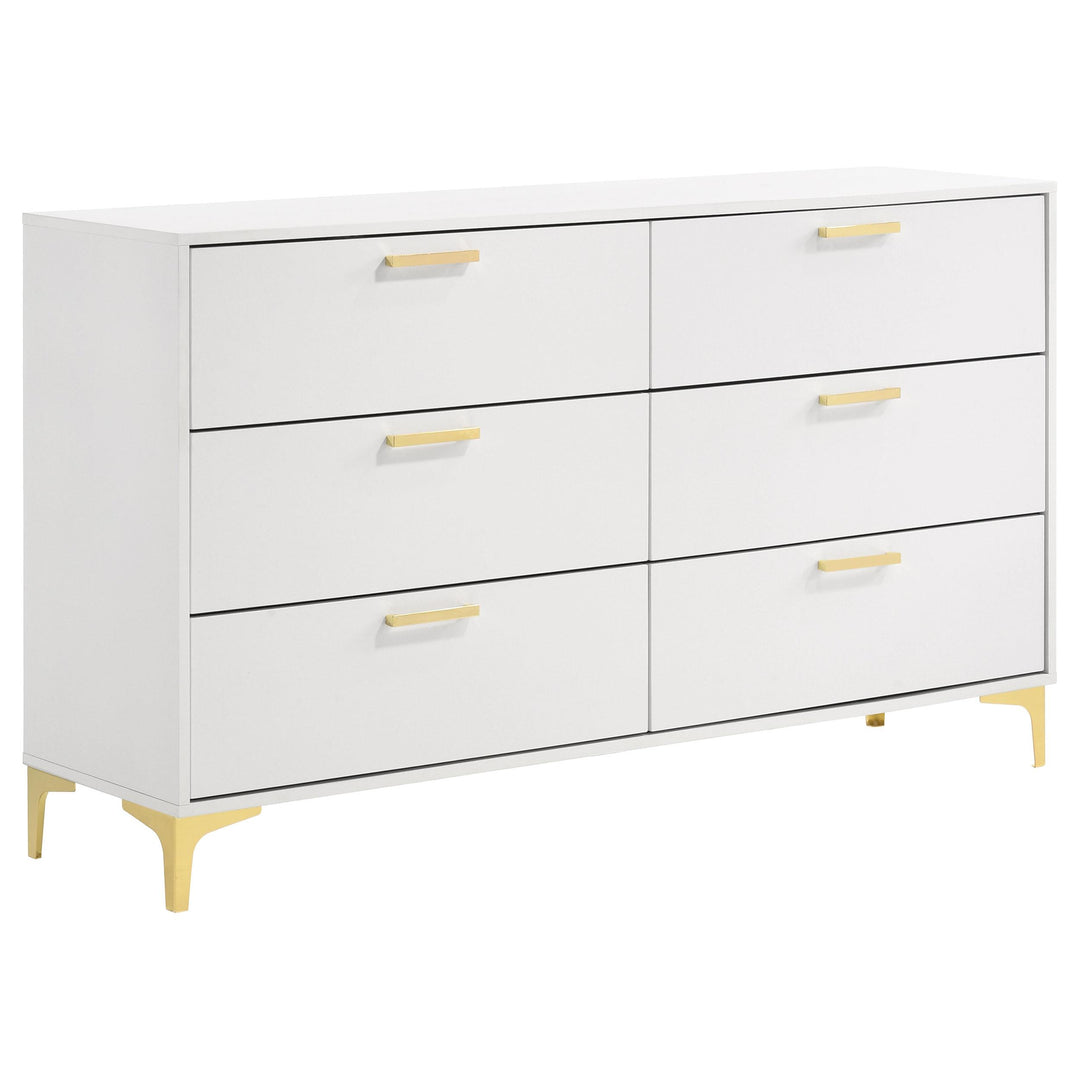 Coaster Furniture 224403 Kendall 6-drawer Dresser White
