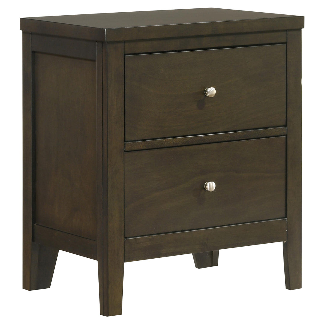 Coaster Furniture 224422 Wilkes 2-drawer Nightstand Bedside Table Dark Cocoa