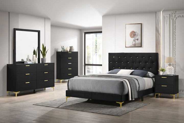 Kendall - 5-Drawer Bedroom Chest - Black