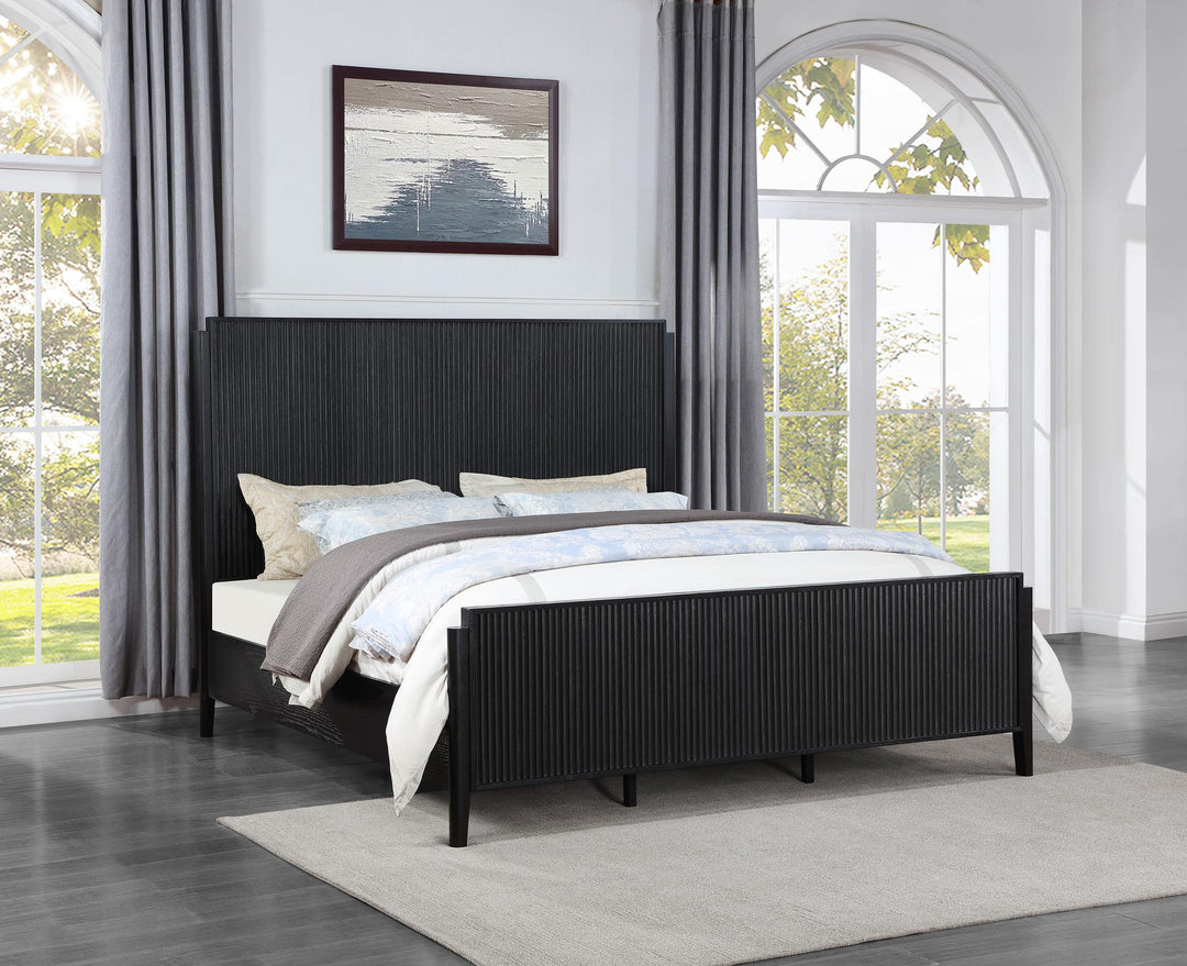 coaster-furniture-224711kw-brookmead-wood-california-king-panel-bed-black