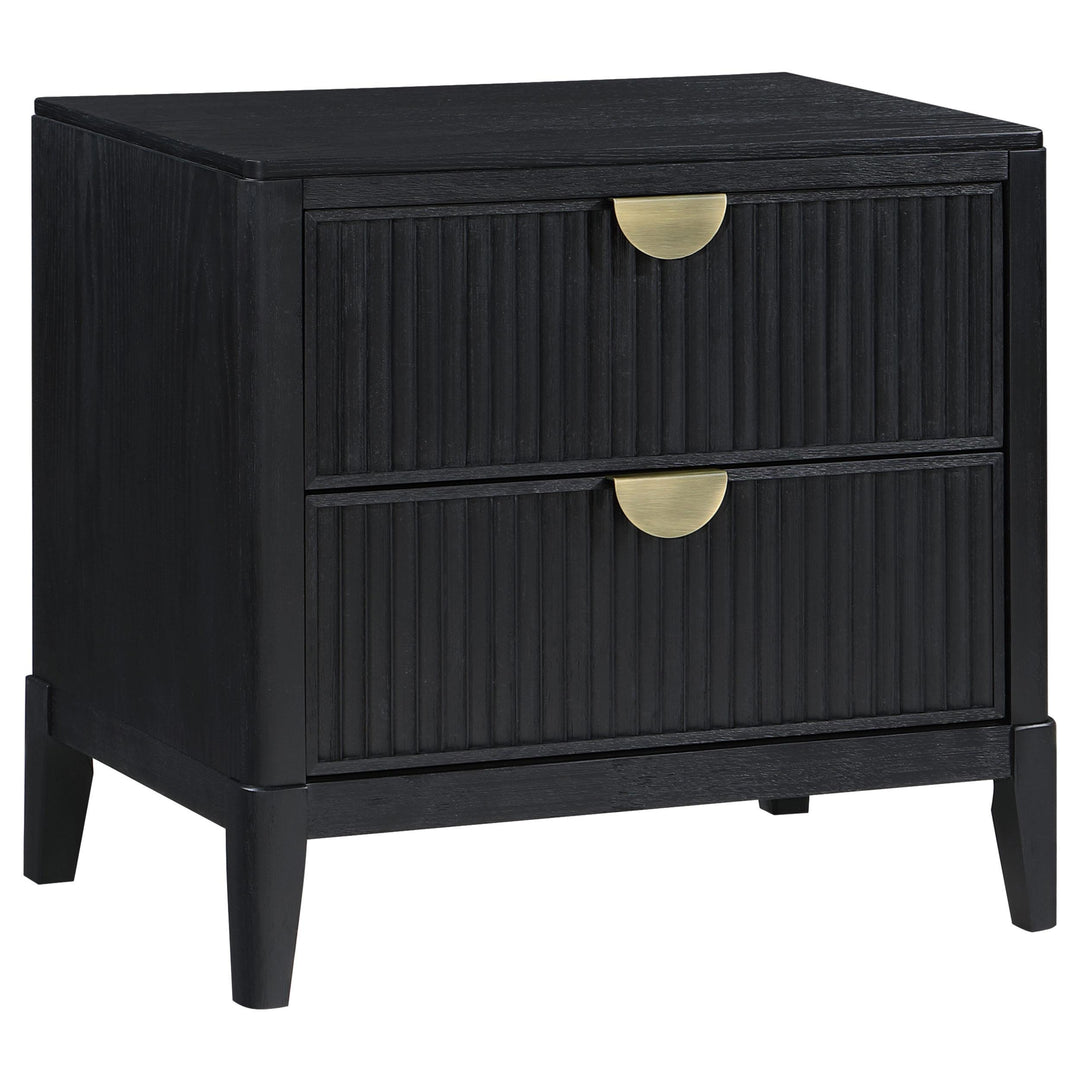 Coaster Furniture 224712 Brookmead 2-drawer Nightstand Black
