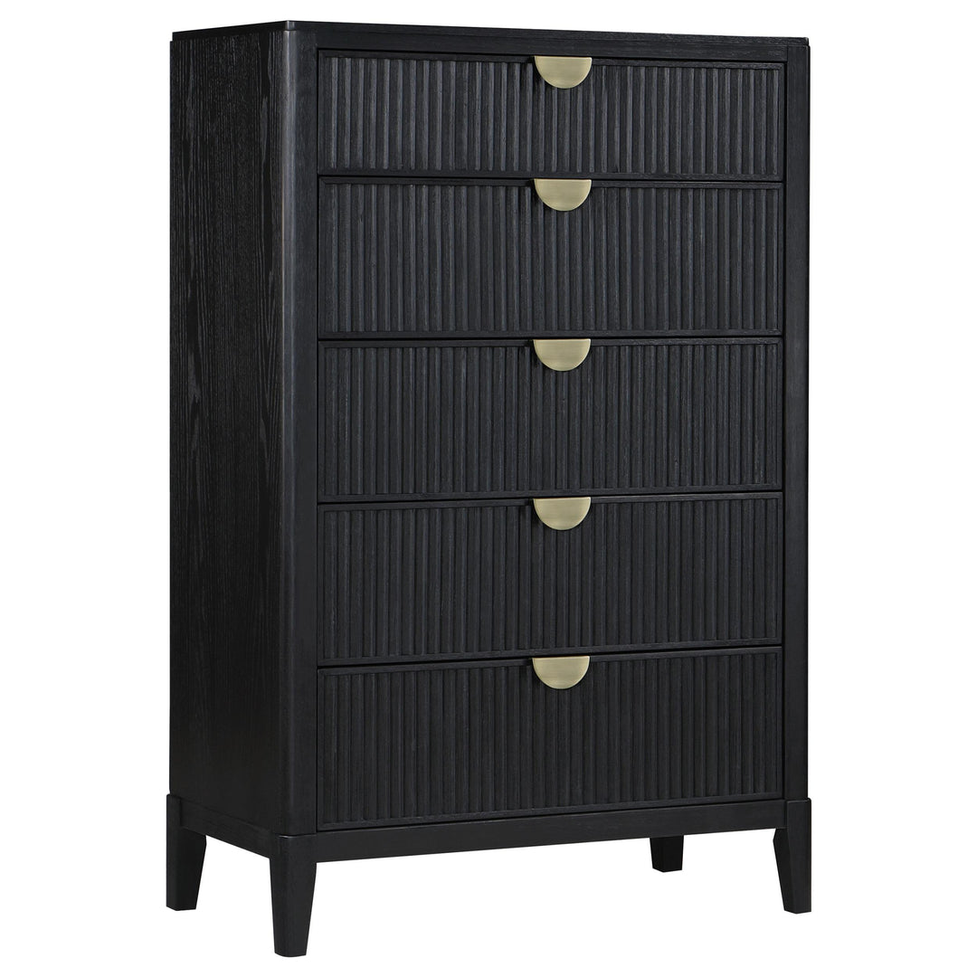 Coaster Furniture 224715 Brookmead 5-drawer Bedroom Chest Black