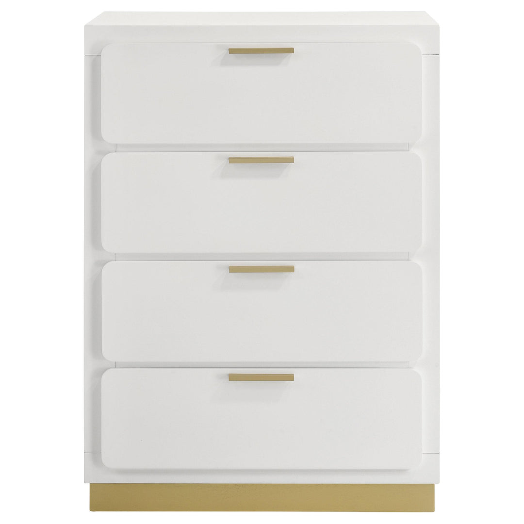 Coaster Furniture 224775 Caraway 4-drawer Bedroom Chest White