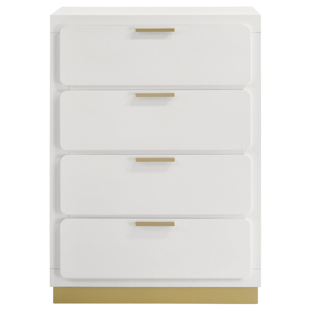 Caraway - 4-Drawer Bedroom Chest - White