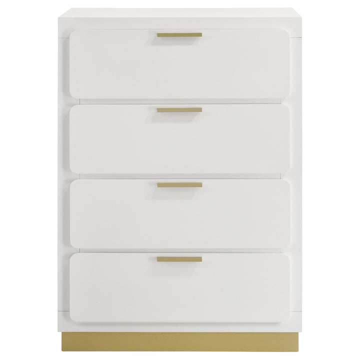 Caraway - 4-Drawer Bedroom Chest - White