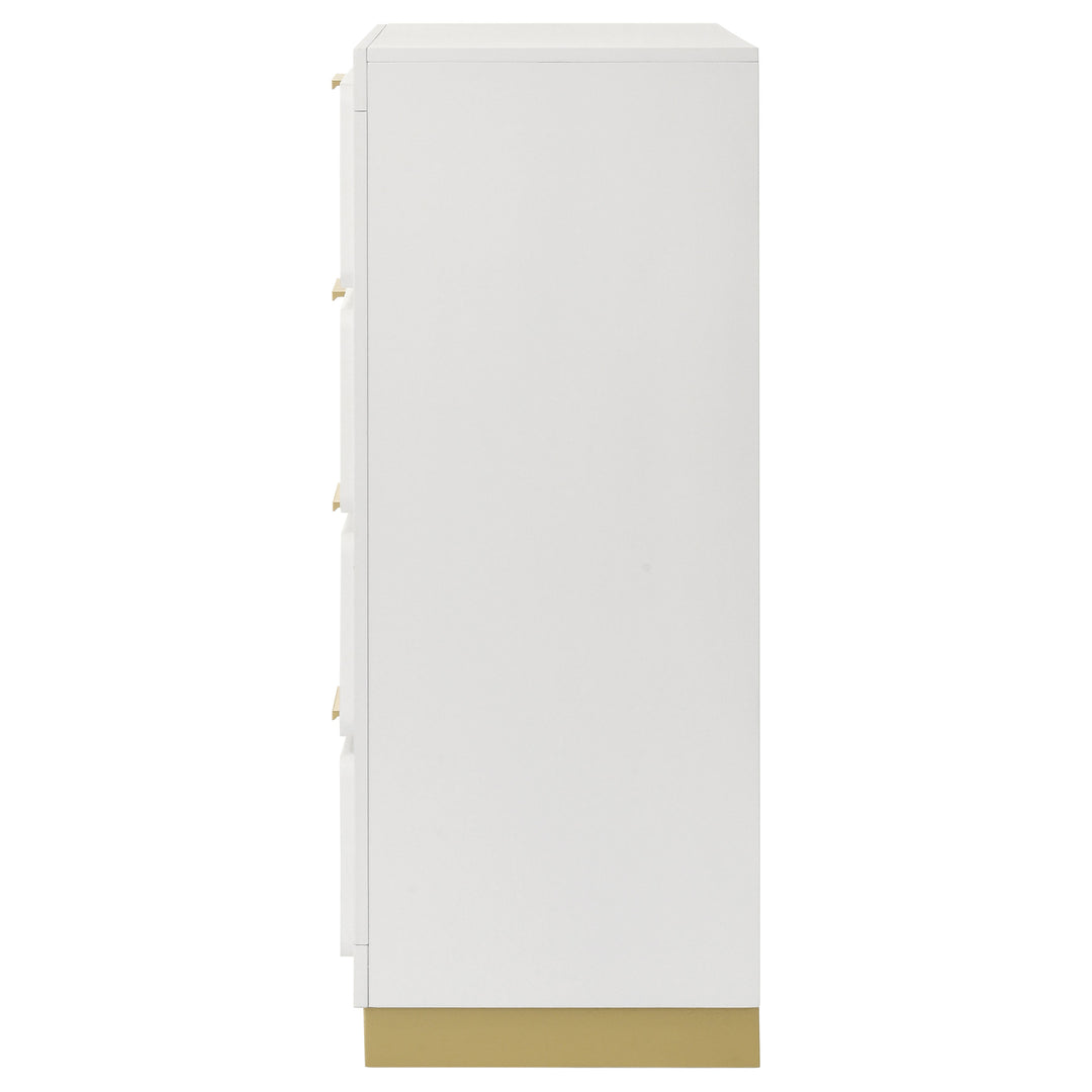 Caraway - 4-Drawer Bedroom Chest - White
