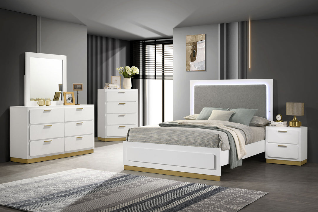 Caraway - 4-Drawer Bedroom Chest - White
