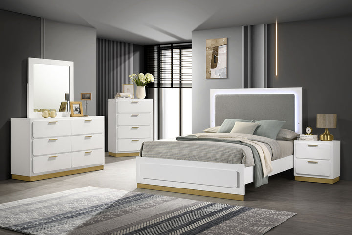 Caraway - 4-Drawer Bedroom Chest - White