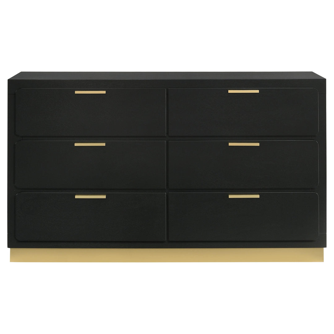 Coaster Furniture 224783 Caraway 6-drawer Dresser Black