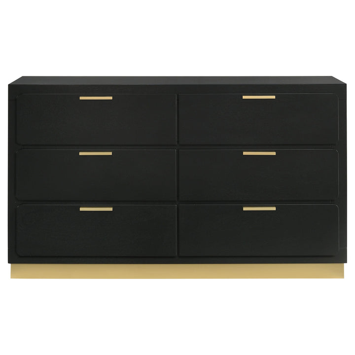Coaster Furniture 224783 Caraway 6-drawer Dresser Black