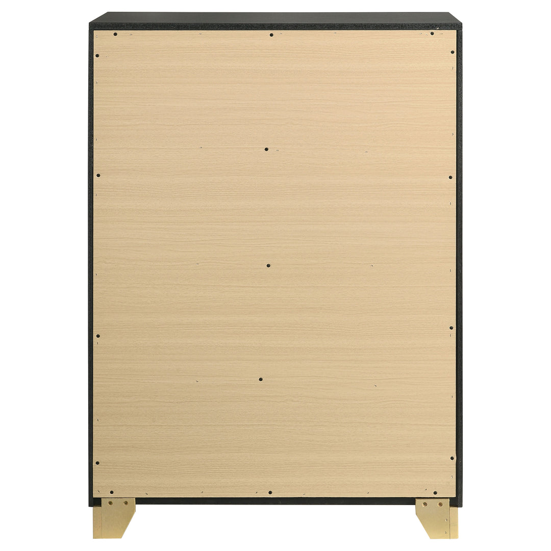 Caraway - 4-Drawer Bedroom Chest - Black