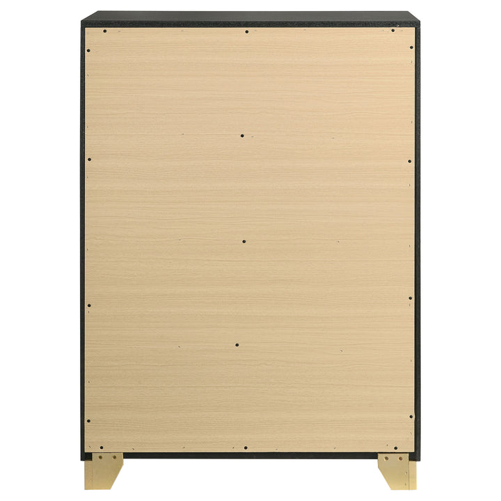 Caraway - 4-Drawer Bedroom Chest - Black