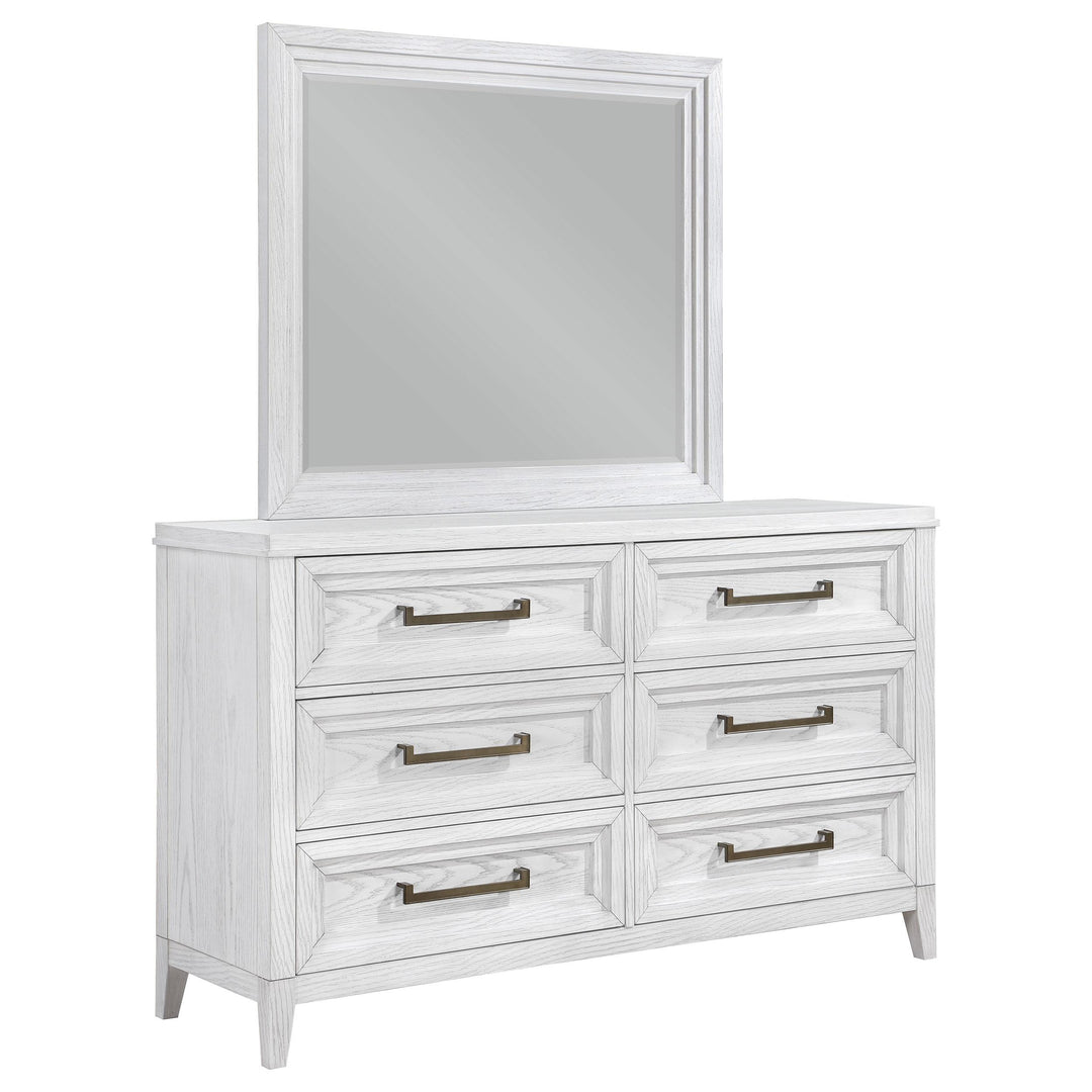 Coaster Furniture 224843M Marielle 6-drawer Dresser Distressed White