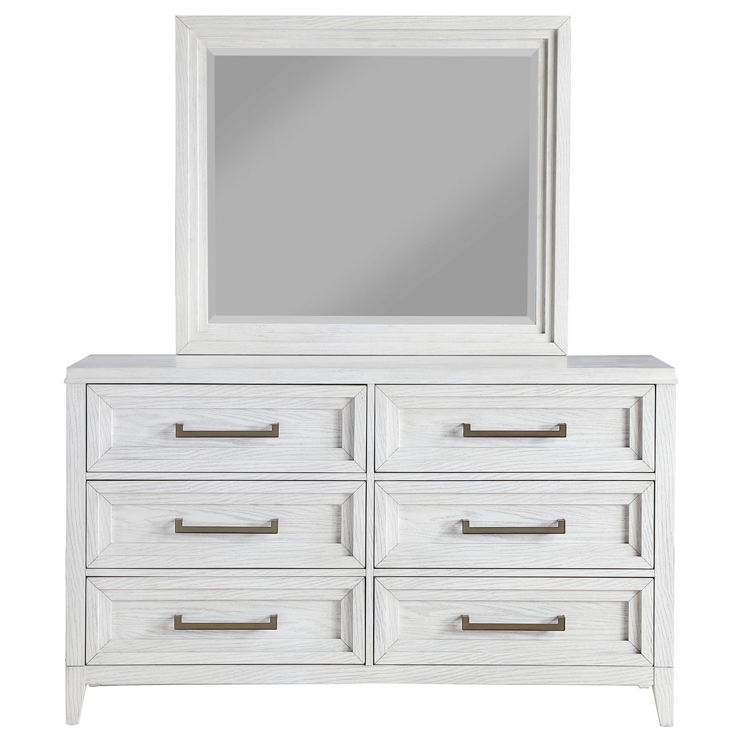 Coaster Furniture 224843M Marielle 6-drawer Dresser Distressed White