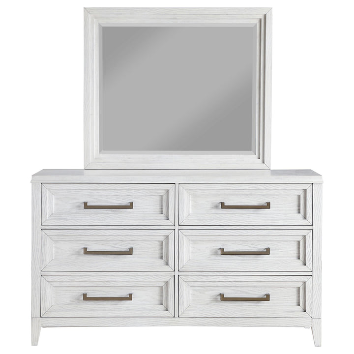 Coaster Furniture 224843M Marielle 6-drawer Dresser Distressed White