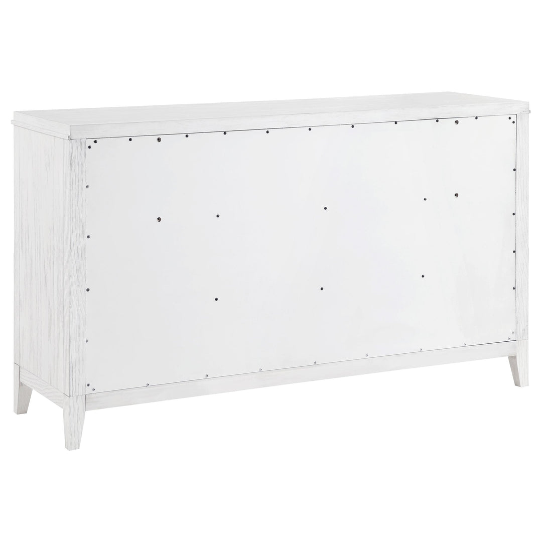 Coaster Furniture 224843 Marielle 6-drawer Bedroom Dresser Distressed White