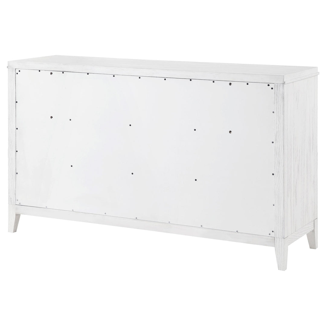 Coaster Furniture 224843 Marielle 6-drawer Bedroom Dresser Distressed White