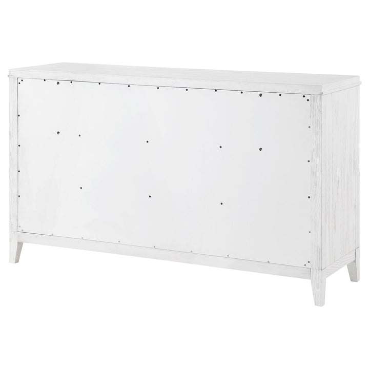 Coaster Furniture 224843 Marielle 6-drawer Bedroom Dresser Distressed White