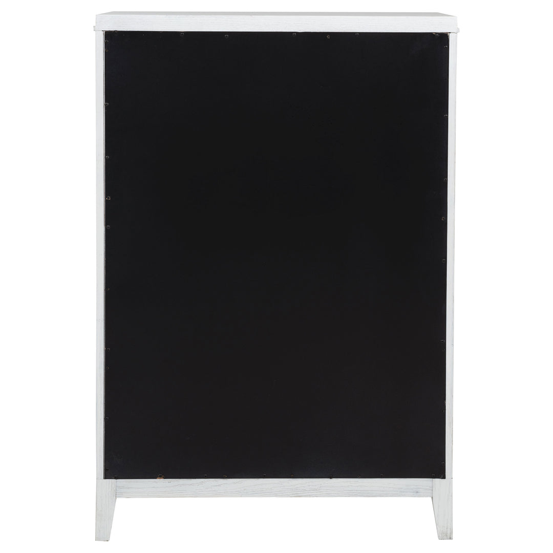 Marielle - 5-Drawer Bedroom Chest - Distressed White